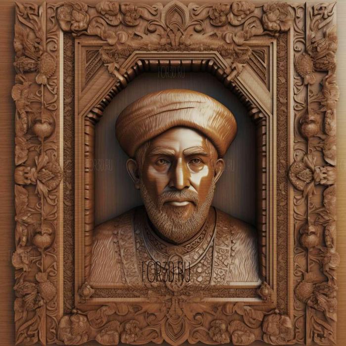 Sultan Qaboos 2 stl model for CNC